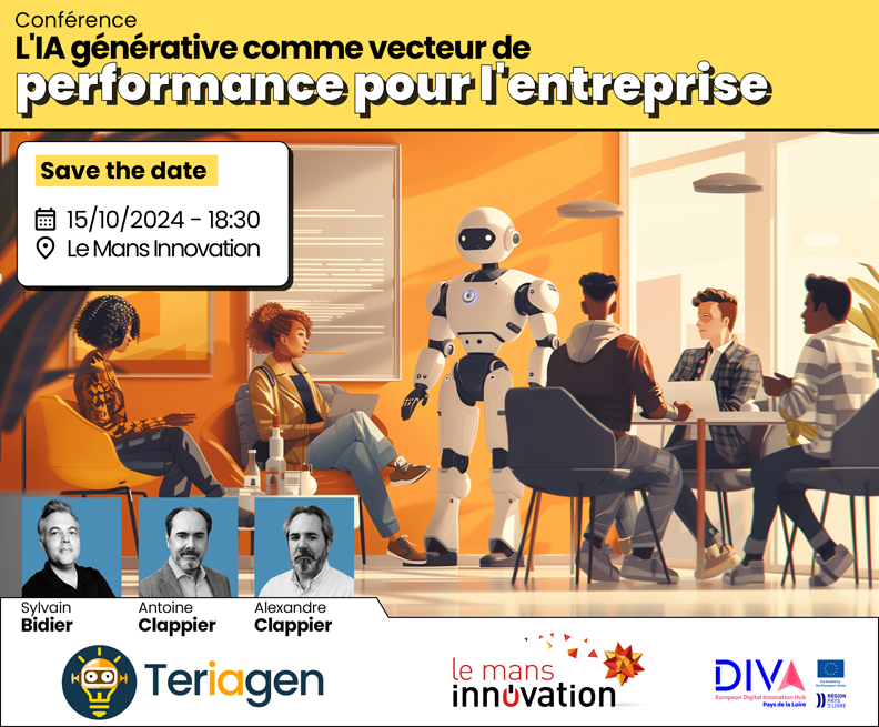 Conférence IA générative pour les entreprises Le Mans Innovation