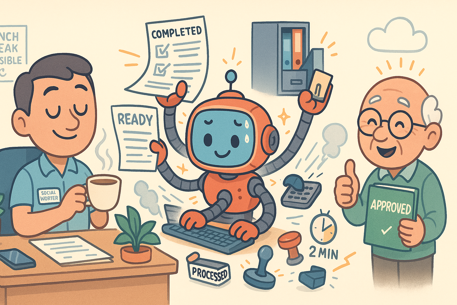 IA et services sociaux dans les collectivités, Teriagen vous accompagne dans la mise en place de services IA